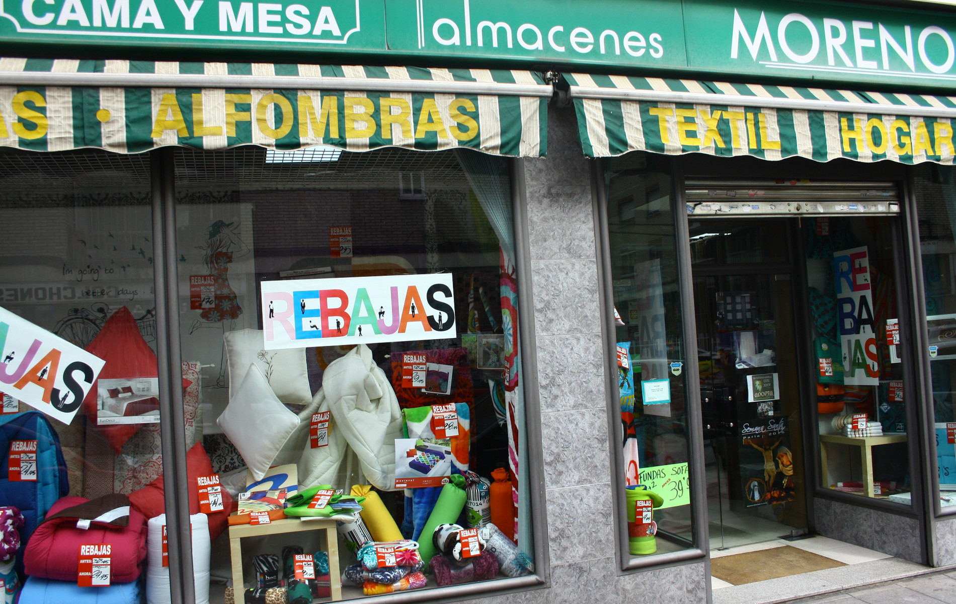 Almacenes Moreno - Textiles hogar; cortinas, nórdicos, edredones, toallas Parla